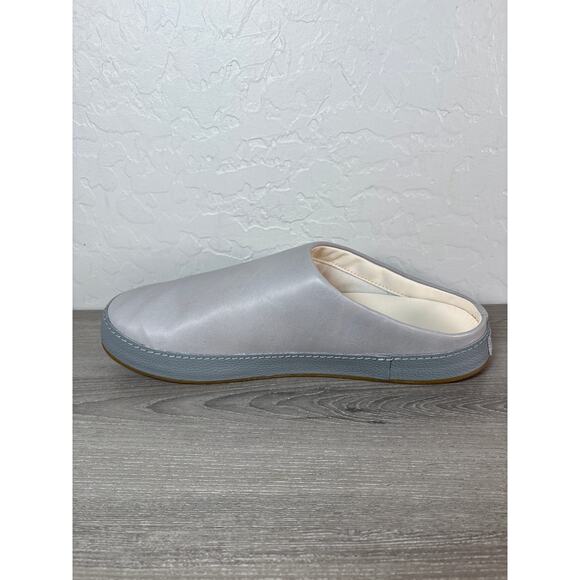 Olukai Mens Hamani Leather Slip-on Mules Men's Size 11 - Smoke / Storm Gray - Picture 3 of 9